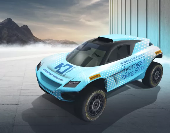 Hydrogen fuel store cell race car